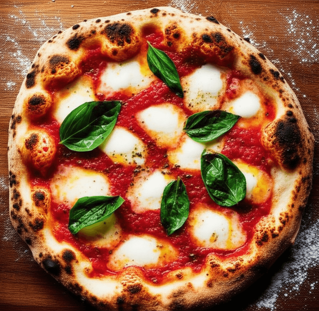Fondo de pizza deliciosa